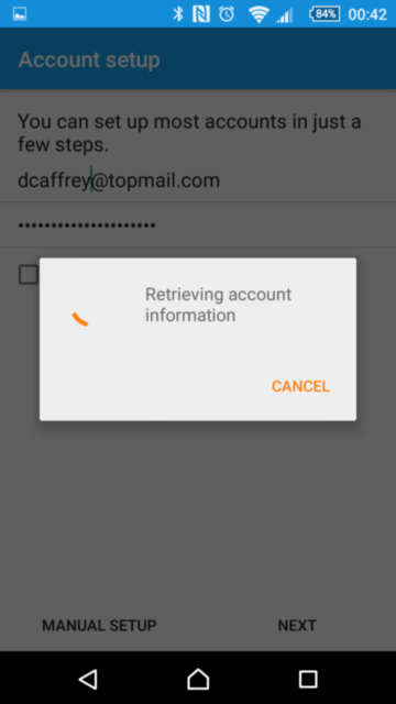 Retrieve Account Info - Setup